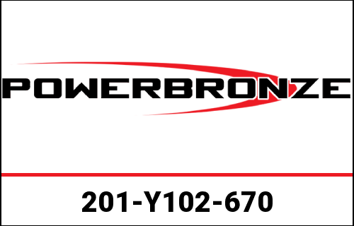 Powerbronze ハガー YAMAHA YZF-R6 06-21/マットブラック-シルバーメッシュ | 201-Y102-670