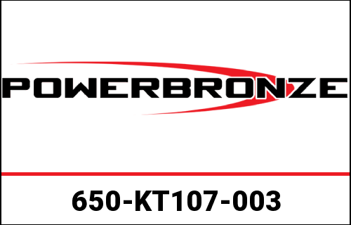 Powerbronze マッドガードエクステンション KTM 1290 SUPER DUKE R 20-21/ブラック | 650-KT107-003
