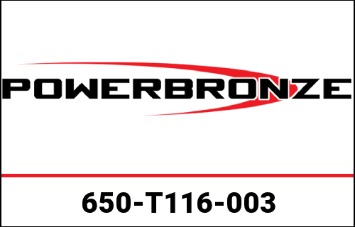 Powerbronze マッドガードエクステンション TRIUMPH TRIDENT 660 21/ブラック | 650-T116-003