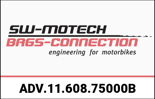 SW MOTECH / SWモテック アドベンチャーセットラゲッジ ブラック Triumph Tiger 900 GT / Rally Pro (23-). | ADV.11.608.75000/B