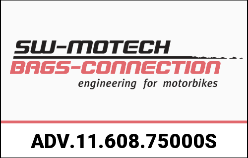 SW MOTECH / SWモテック アドベンチャーセットラゲッジ シルバー Triumph Tiger 900 GT / Rally Pro (23-). | ADV.11.608.75000/S