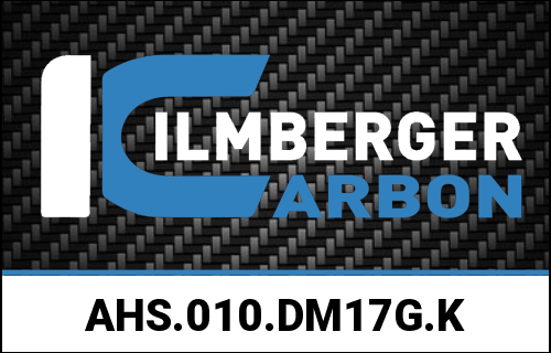 ILMBERGER / イルムバーガーカーボンパーツ エキゾーストカバー グロス | AHS.010.DM17G.K