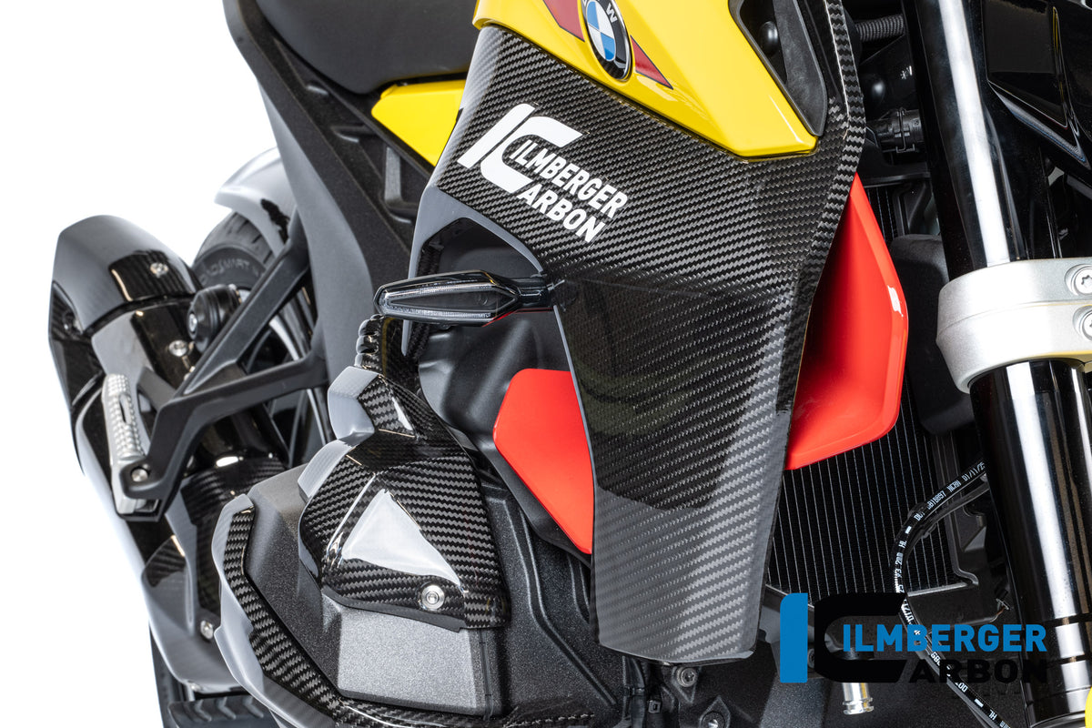 Ilmberger Carbon / イルムバーガー 右側燃料インジェクターカバー(カーボン調・光沢仕上げ) BMW R 1300 R | CG.EDR.004.R130R