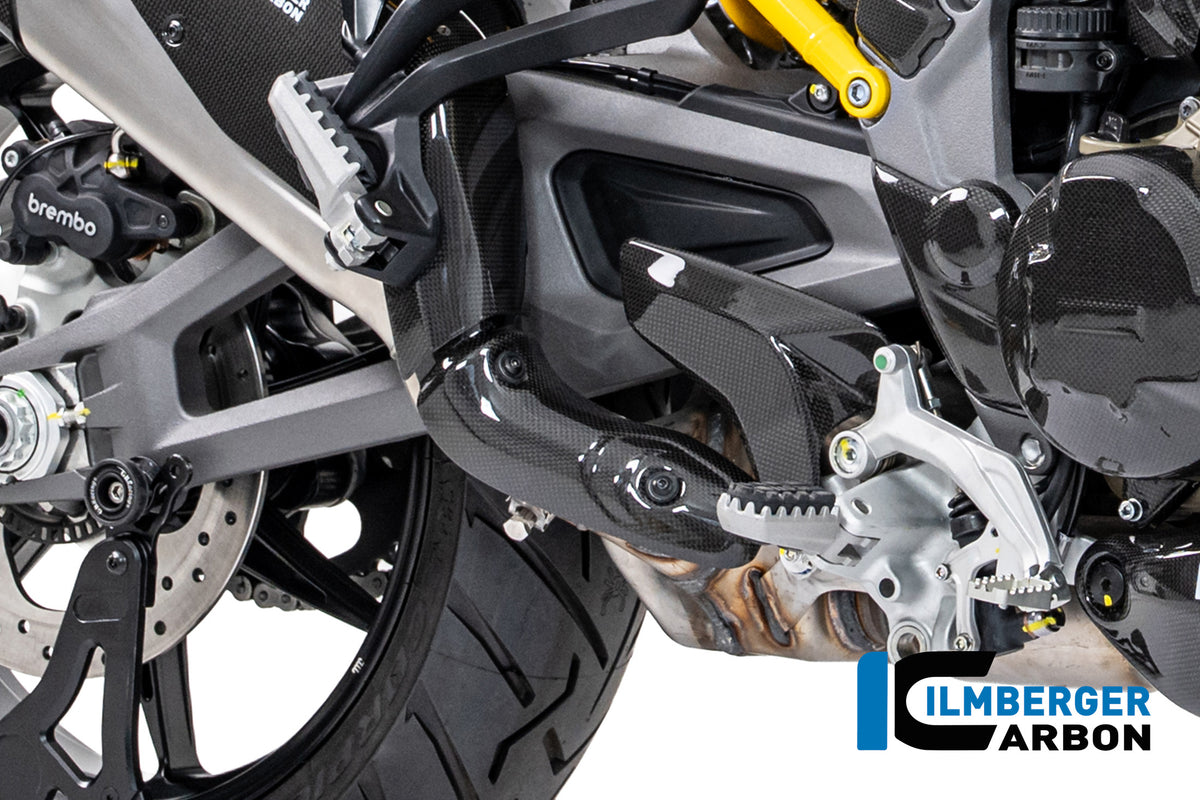 Ilmberger Carbon / イルムバーガー マニホールド用排気ヒートシールド(カーボン・グロス仕上げ) ドゥカティ・Multistrada V4 2025年モデル | CG.AHS.005.MTS25