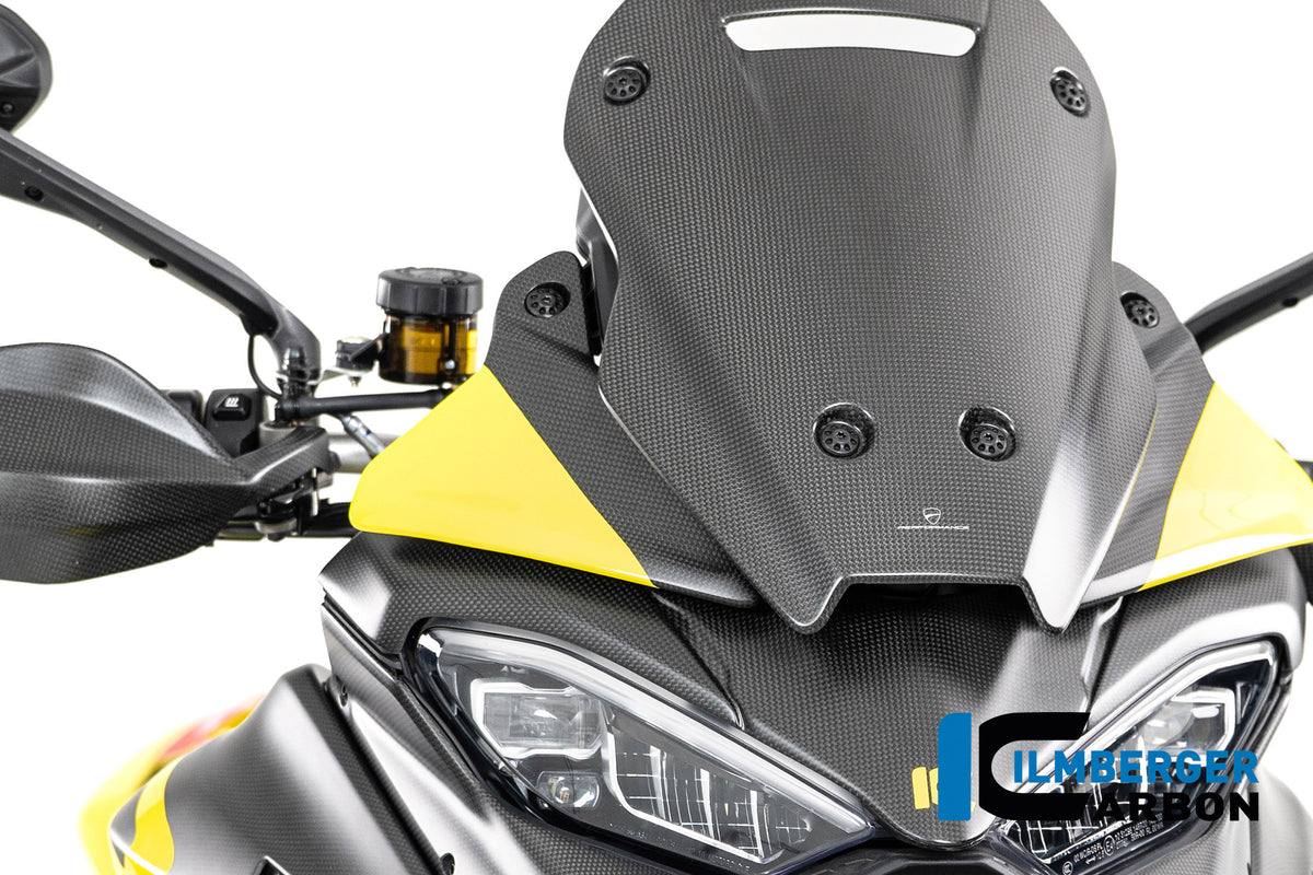 Ilmberger Carbon / イルムバーガー コックピット右側のウィンドディフレクター(カーボンマット仕上げ) Ducati Multistrada V4 2025年モデル | CM.WAR.016.MTS25