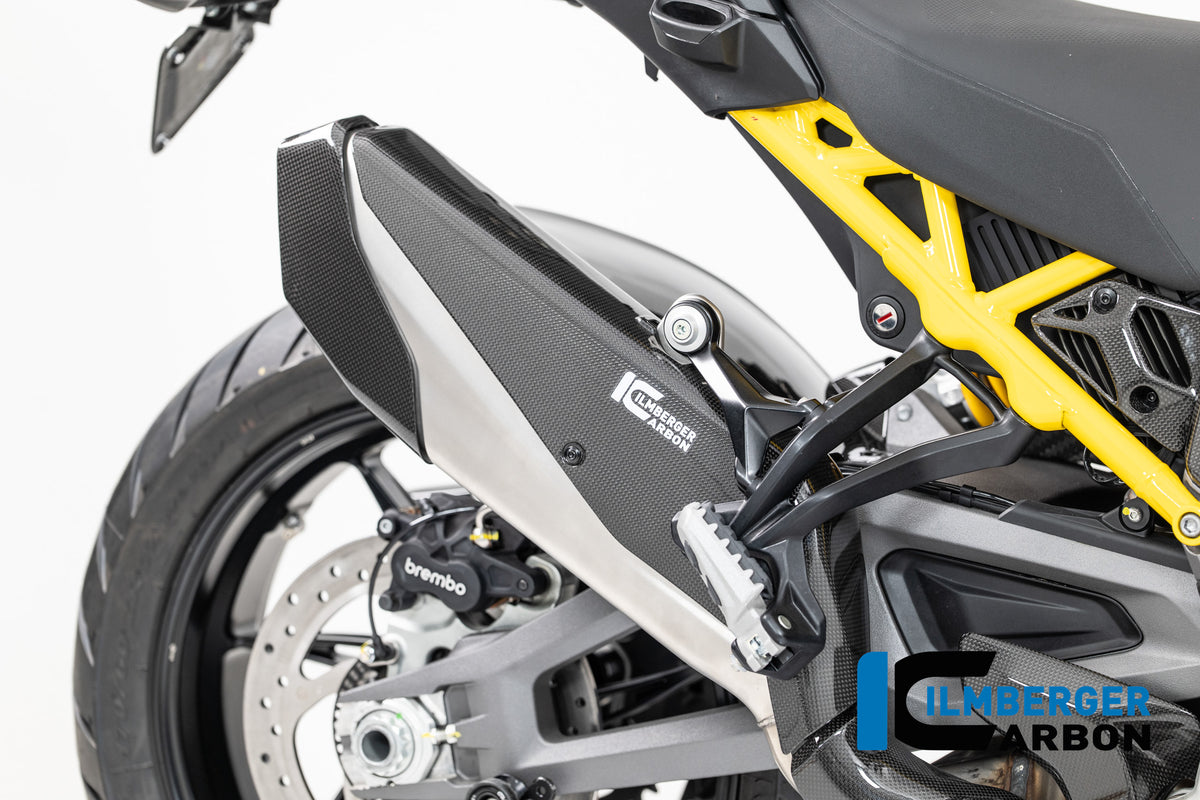 Ilmberger Carbon / イルムバーガー エキゾーストヒートシールド カーボン グロス Ducati Multistrada V4 2025 | CG.AHS.002.MTS25