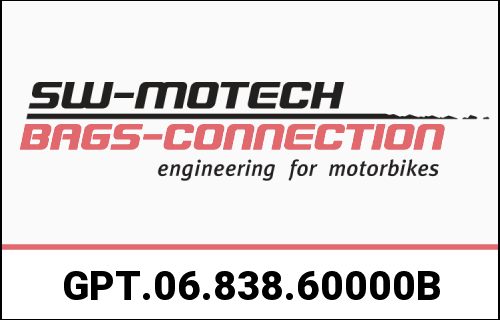SWモテック / SW-Motech URBAN ABS トップケースシステム ブラック Yamaha Niken GT (22-). | GPT.06.838.60000/B