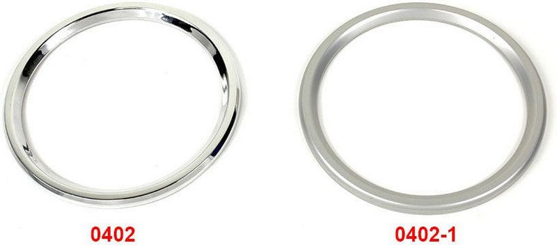 Hornig Speedometer trim Natural anodized | 0402-1