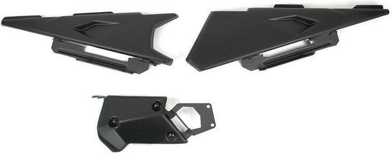 Hornig Side covers (3 parts) black | 240015B