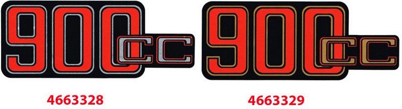 Hornig Sticker 900cc red/black/silver | 4663328