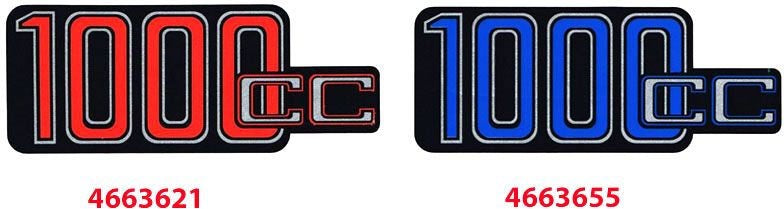 Hornig Sticker 1000cc blue/black/silver | 4663655