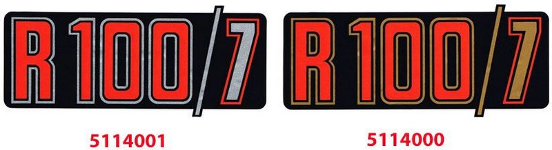 Hornig Sticker R100/7 red/black/silver | 5114001