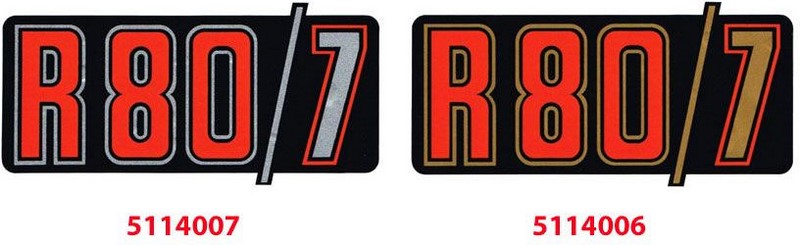Hornig Sticker R80/7 red/black/silver | 5114007