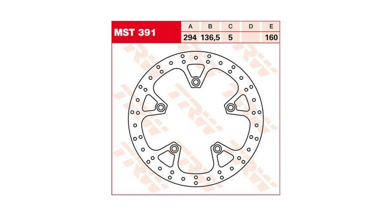 Hornig / ホーニグ ピン Rear brake disc for BMW K1200GT (2006-2008) | MST 391