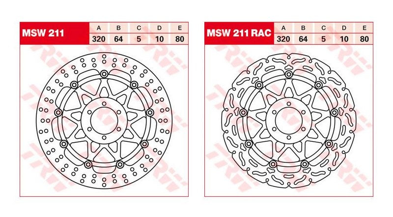 Hornig / ホーニグ ピン Front Brake Discs for BMW G650XMoto | MSW 211