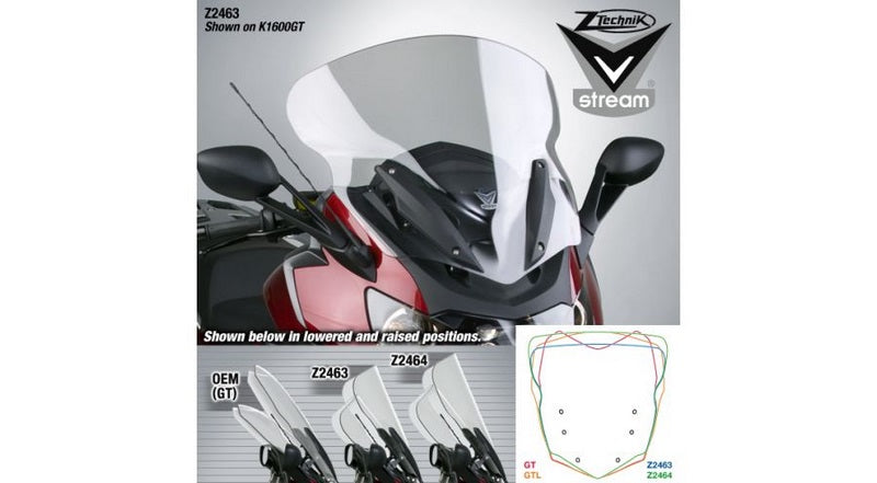 Hornig / ホーニグ ピン Windscreen VStream for BMW K 1600 B | Z2463