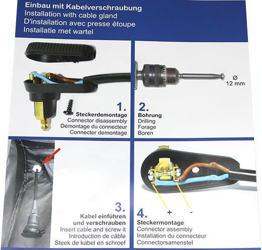 Hornig Power supply for tank bags | ZA15