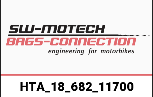 SW-MOTECH / SWモテック SLH side carrier LH1 left | HTA.18.682.11700