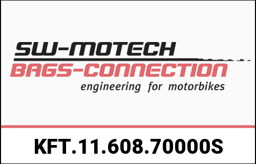 SW MOTECH / SWモテック TRAX ADV アルミケースシステム シルバー 45/37 l. Triumph Tiger 900 GT/Rally Pro. | KFT.11.608.70000/S