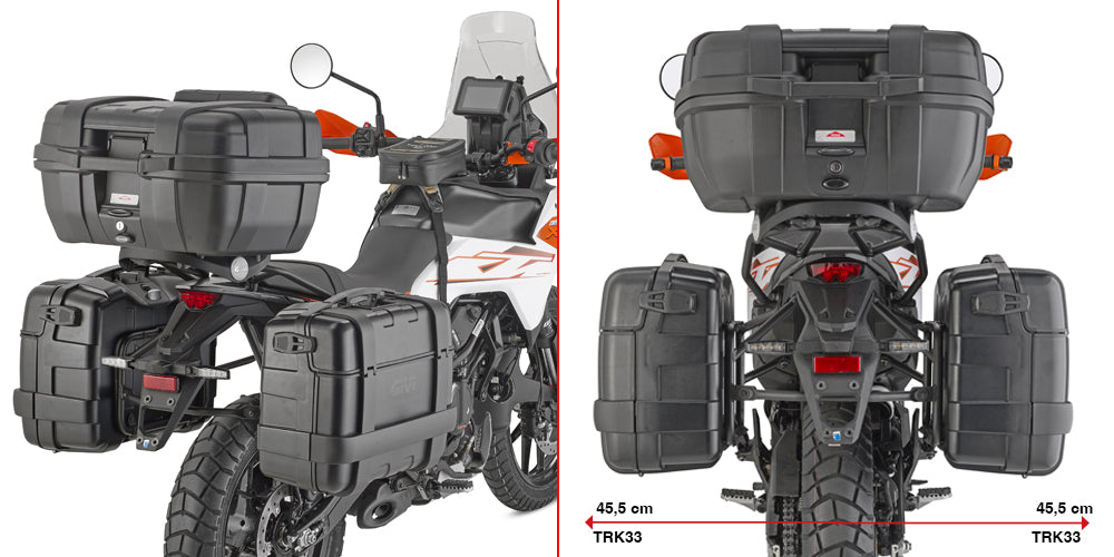 GIVI サイドケースホルダー PL ONE-FIT モノキー KTM 390 ADVENTURE X/R (25-26) PLO7718MK