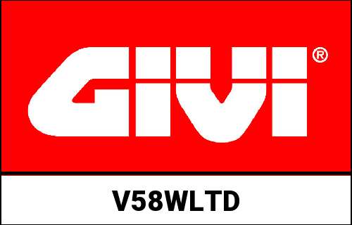 GIVI / ジビ V58 Maxia (マキシア) 5 Monokey トップケース Limit. Edition クリアリフレクター パールホワイトペイントカバー | V58WLTD