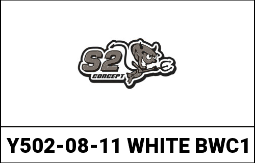 S2-Concept / S2コンセプト リア マッドガード Yamaha TMAX 500 ホワイト | Y502