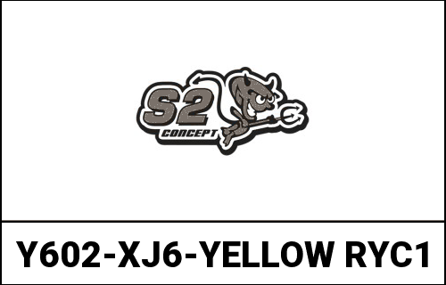 S2-Concept / S2コンセプト リア マッドガード XJ6 イエロー | Y602-XJ6