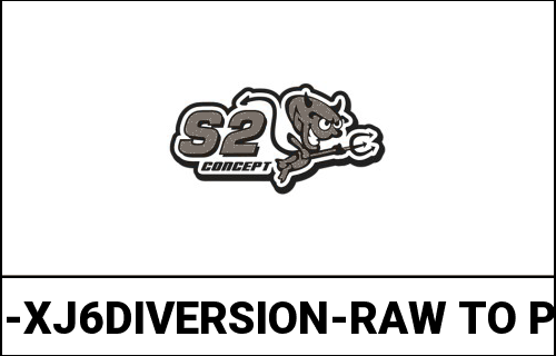 S2-Concept / S2コンセプト リア マッドガード XJ6 DIVERSION raw (未塗装) | Y602-XJ6DIVERSION