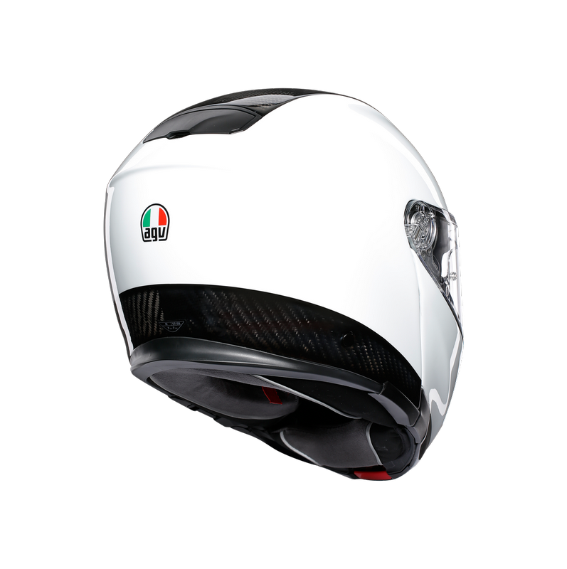 AGV / エージーブイ フリップアップ ヘルメット スポーツモジュラー MONO E2205 - カーボン/ホワイト | 201201A4IY-004