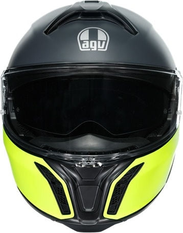 AGV / エージーブ TOURMODULAR E2206 MULTI MPLK BALANCE MATT BLACK/YEL FL/GREY | 211251E2OY-001