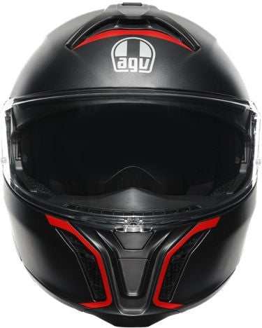 AGV / エージーブ TOURMODULAR E2206 MULTI MPLK FREQUENCY MATT GUNMETAL/RED | 211251E2OY-005