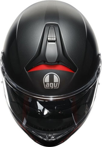 AGV / エージーブ TOURMODULAR E2206 MULTI MPLK FREQUENCY MATT GUNMETAL/RED | 211251E2OY-005