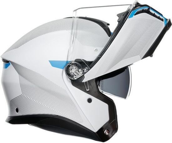 AGV / エージーブ TOURMODULAR E2206 MULTI MPLK FREQUENCY LIGHT GREY/BLUE | 211251E2OY-006