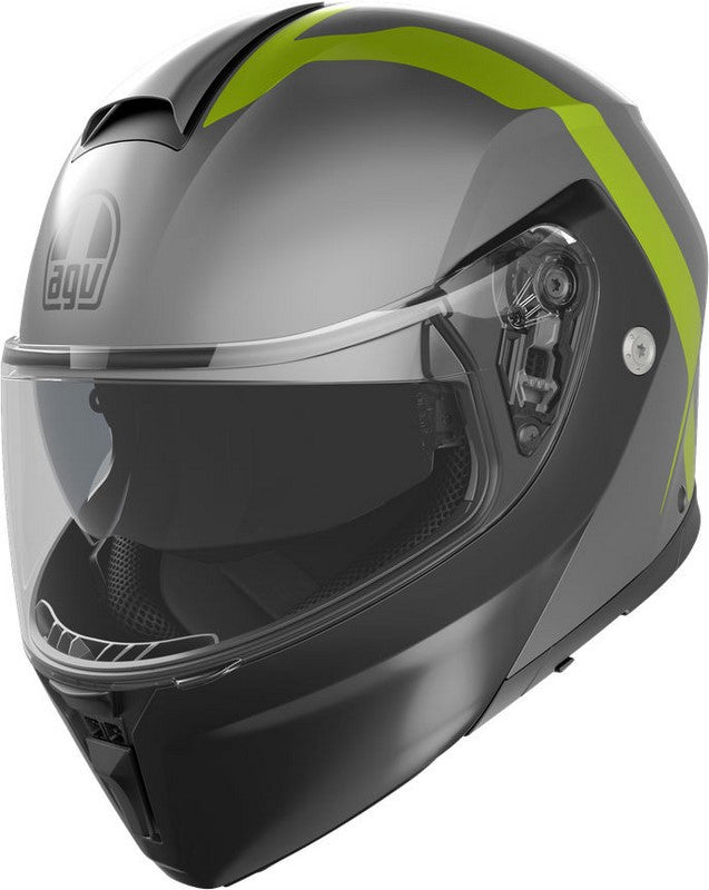 AGV / エージーブ STREETMODULAR E2206 MPLK RESIA MATT GREY/BLACK/YEL FLUO | 2118296001007011