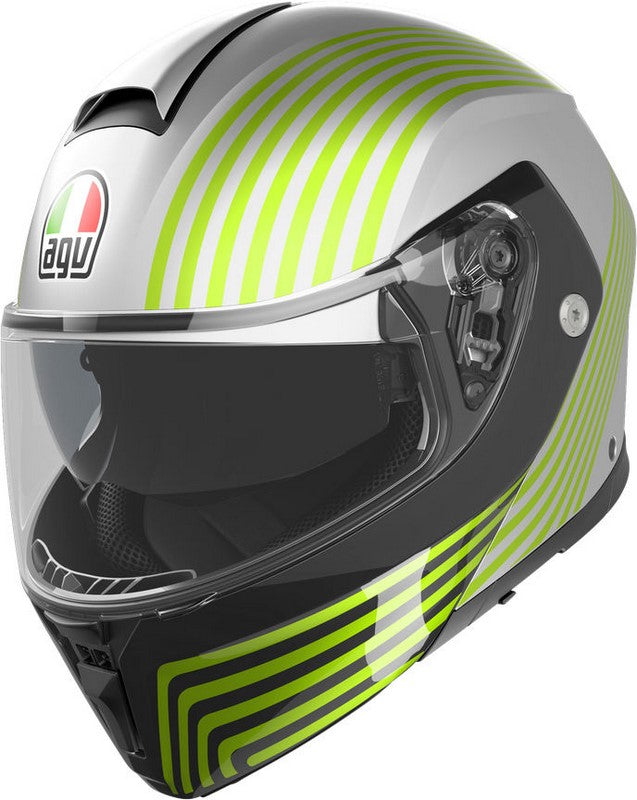 AGV / エージーブ STREETMODULAR E2206 MPLK ISEO MATT WHITE/BLACK/YELLOW FLUO | 2118296001012011