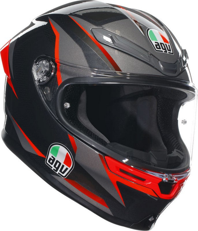 AGV / エージーブ K6 S E2206 MPLK SLASHCUT BLACK/GREY/RED | 2118395001014011