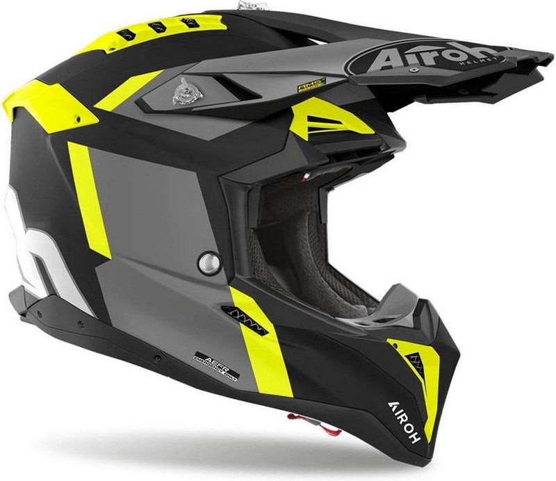 AIROH ヘルメット アビエーター 3 グローリー、イエローマット | AV3GL31