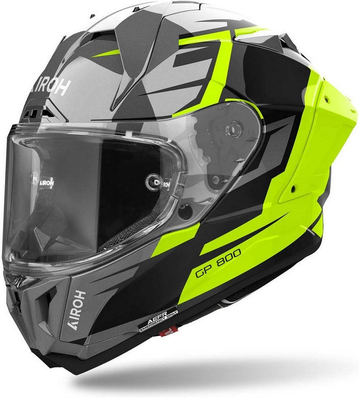 AIROH ヘルメット GP 800 マスター、イエロー | GP8MA31
