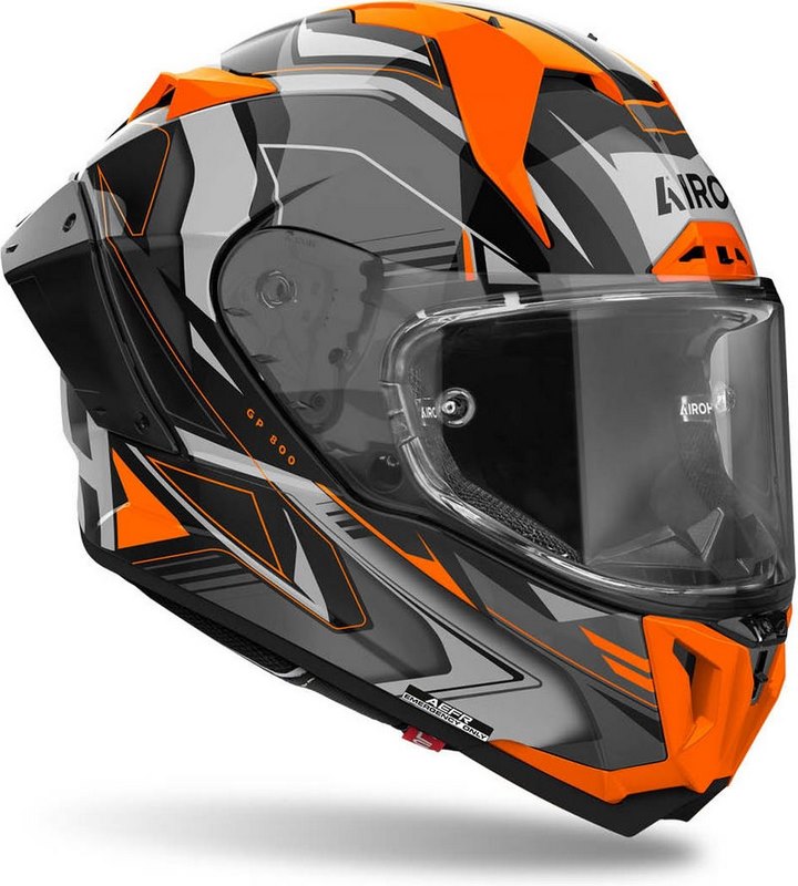 AIROH ヘルメット GP 800 マスト、オレンジ | GP8MU32