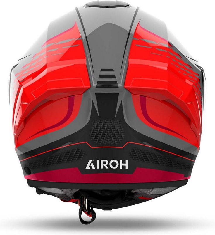 AIROH ヘルメット マトリックス ロケット、レッド | MXRK55