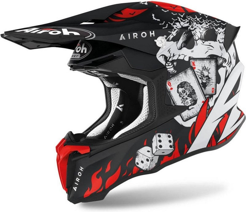 AIROH モトクロス ヘルメット ツイスト 2.0 ヘル、マット | TW2H55