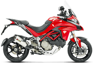 Akrapovic /アクラポビッチ オプショナルヘッダー (チタン) Ducati Multistrada 1200 (2010-2017) | E-D12E4