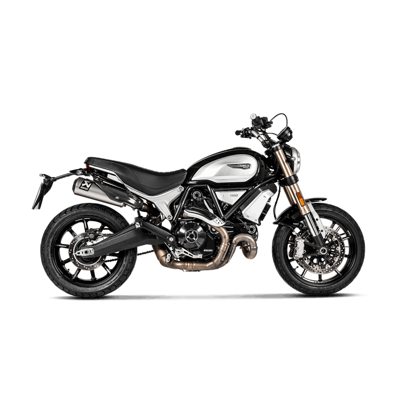 AKRAPOVIC / アクラポビッチ スリップオンライン (チタン) Ducati Scrambler 1100 (2018-2020) | S-D11SO4-HBFGT