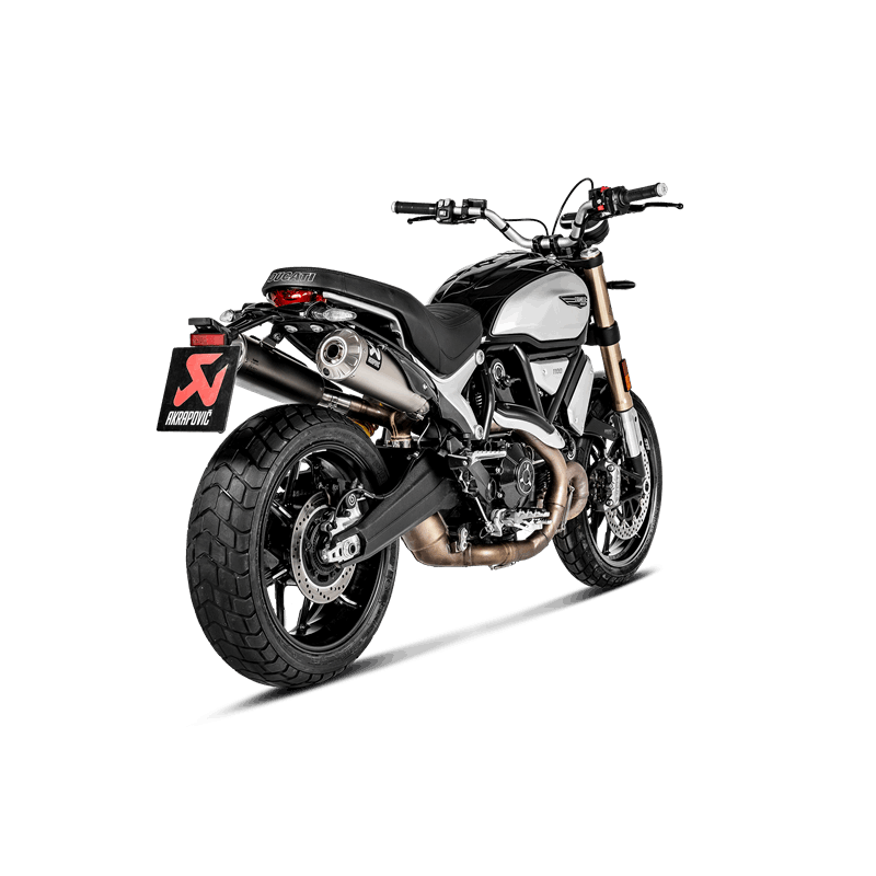 AKRAPOVIC / アクラポビッチ スリップオンライン (チタン) Ducati Scrambler 1100 (2018-2020) | S-D11SO4-HBFGT