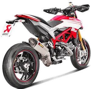 Akrapovic /アクラポビッチ スリップオン Line (チタン) Ducati Hypermotard (2013-2018) | S-D9SO8-RT
