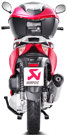 Akrapovic /アクラポビッチ スリップオン Line (SS) Honda SH 300i (2007-2018) | S-H3SO4-HRSS