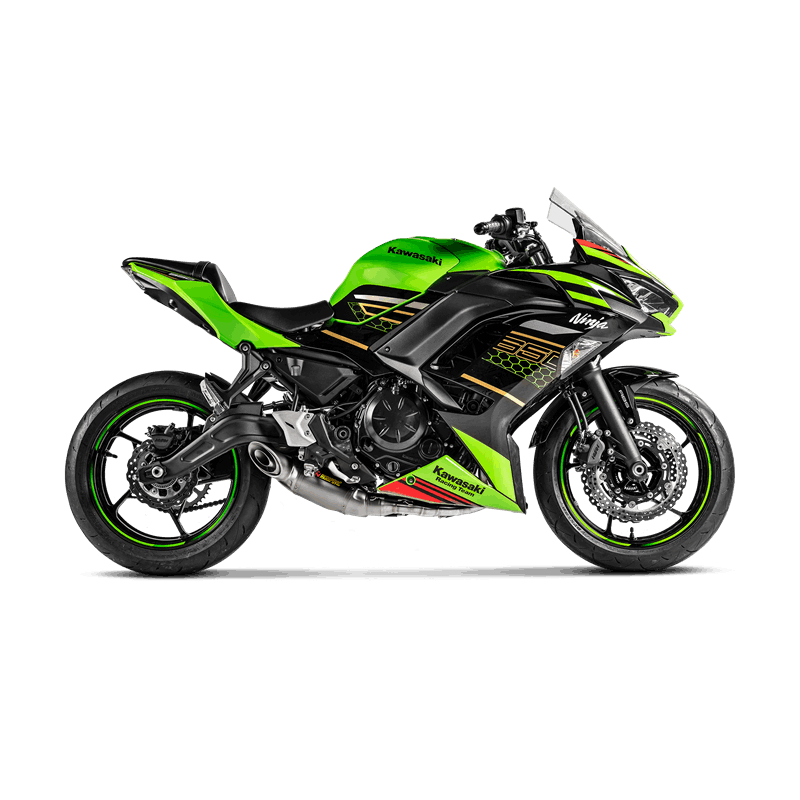 AKRAPOVIC / アクラポビッチ レーシングライン (チタン) Kawasaki Ninja 650 (2017-2020) | S-K6R13-AFCRT