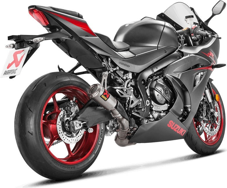 Akrapovic /アクラポビッチ スリップオン Line (チタン) Suzuki GSX-R 1000 (2001-2018) | S-S10SO13-CUBT