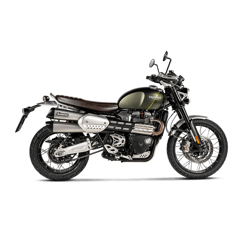 AKRAPOVIC / アクラポビッチ スリップオンライン (チタン) Triumph Scrambler 1200 (2019-2020) | S-T12SO3-HCQT