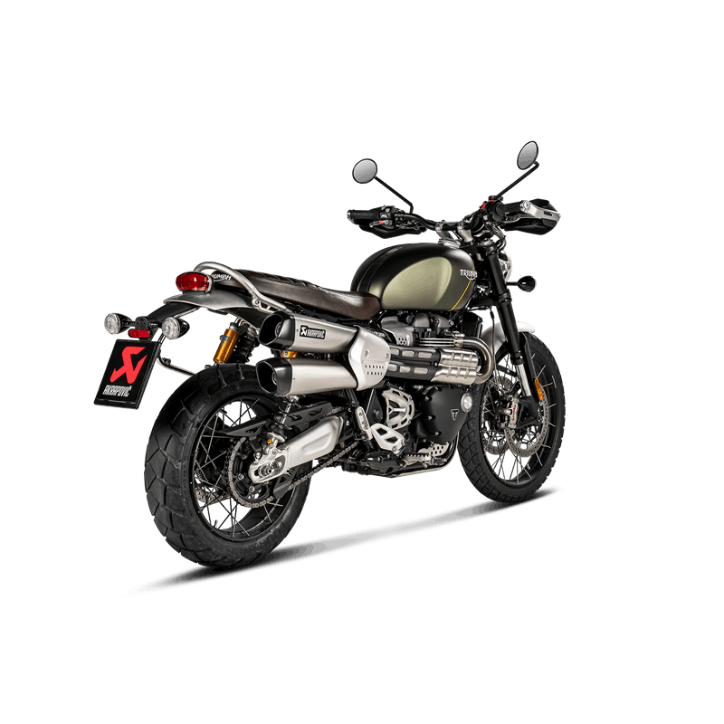 AKRAPOVIC / アクラポビッチ スリップオンライン (チタン) Triumph Scrambler 1200 (2019-2020) | S-T12SO3-HCQT